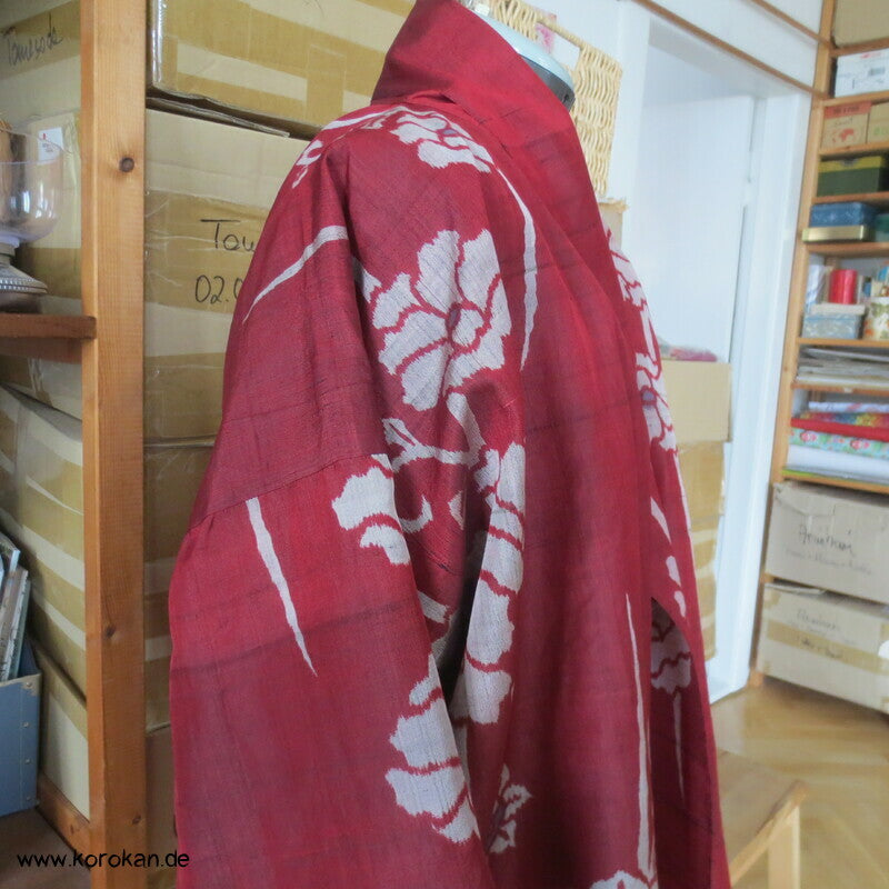 Kamelien Meisen Kimono Seide Wrap Jacke