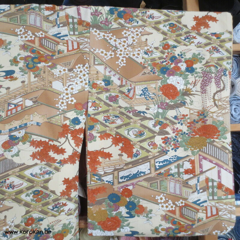 japanische Haus- und Gartenanlage Komon Kimono