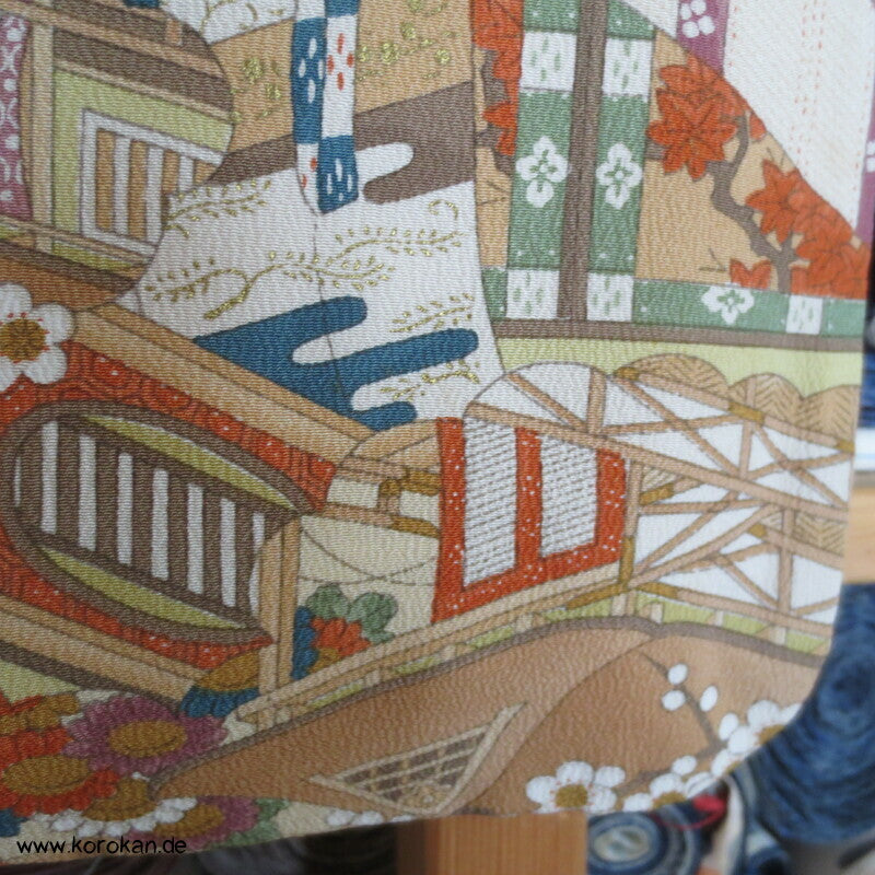 japanische Haus- und Gartenanlage Komon Kimono