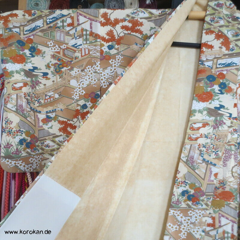 japanische Haus- und Gartenanlage Komon Kimono