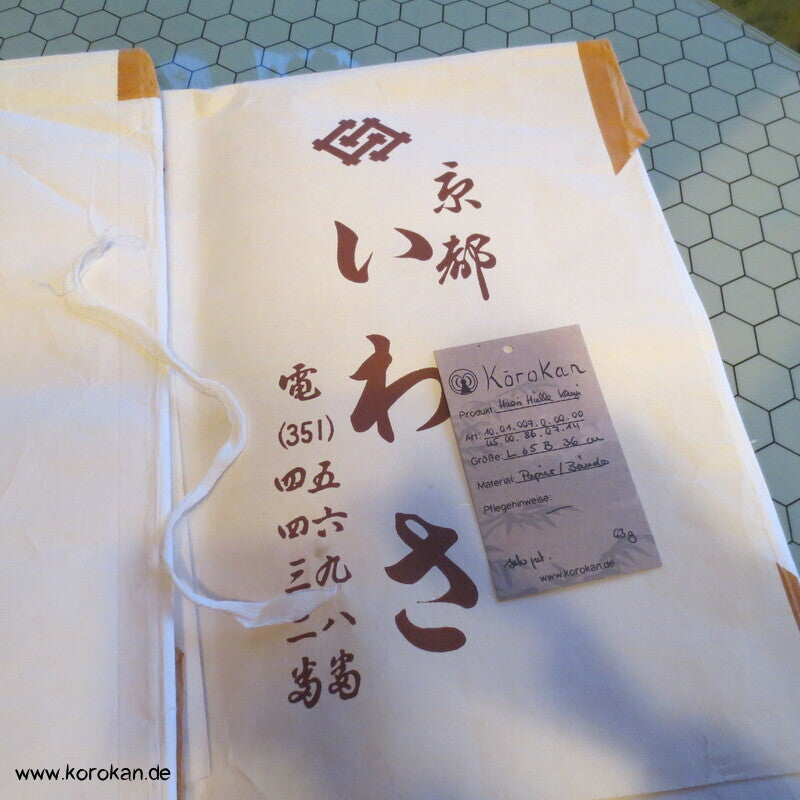 Kimono japanische Papier Haori Kimono Hülle, Kanji