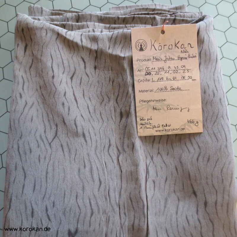 Itajime Näh Shibori Seiden Juban Unterkimono