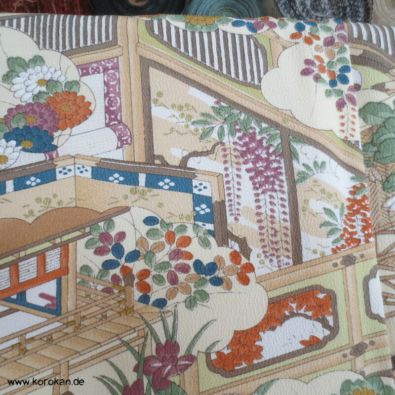 japanische Haus- und Gartenanlage Komon Kimono