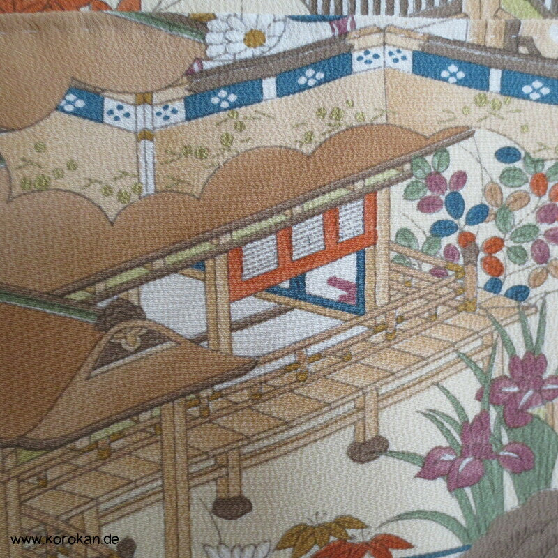 japanische Haus- und Gartenanlage Komon Kimono