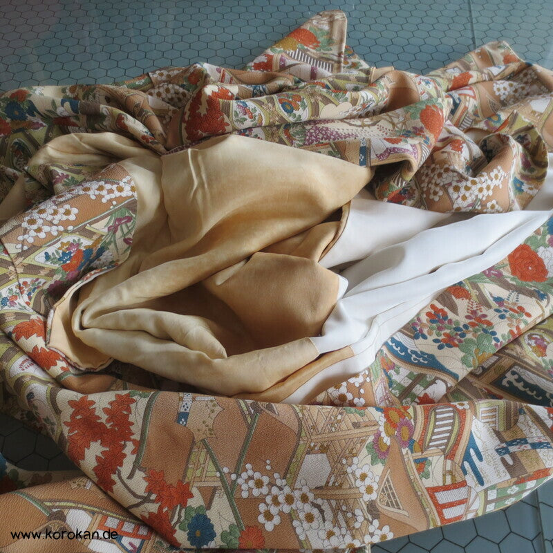 japanische Haus- und Gartenanlage Komon Kimono