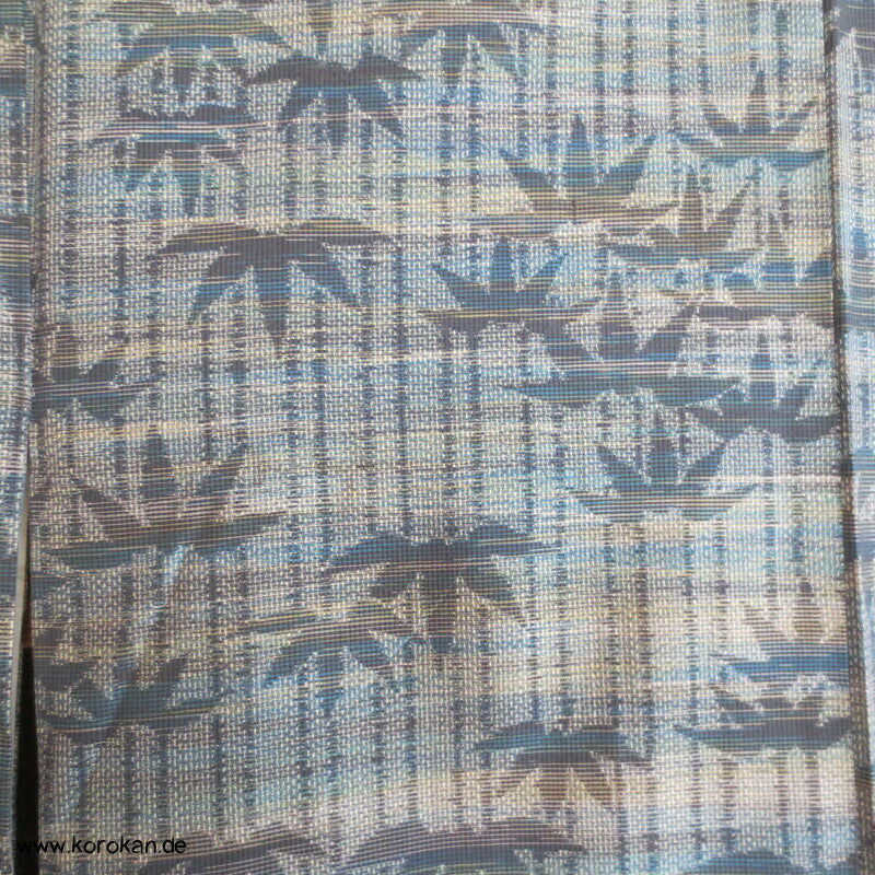 Bambus Kasuri Tsumugi Seiden Kimono