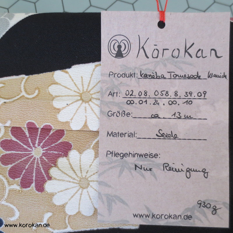 Tomesode Kranich Seiden Kimono Karieba