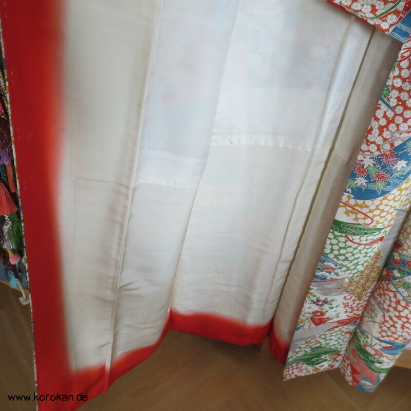 Kicho Vorhang Patchwork Komon Kimono