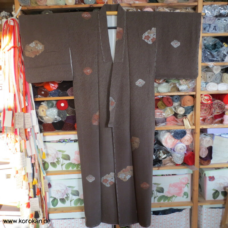 Shikishi Blumen Omeshi Komon Kimono