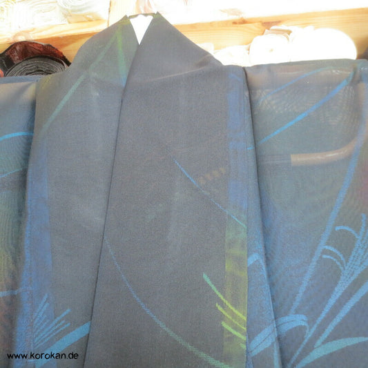 gewebte Gräser Hitoe Kimono, Sha Seide