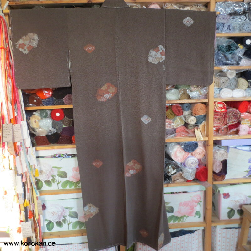 Shikishi Blumen Omeshi Komon Kimono