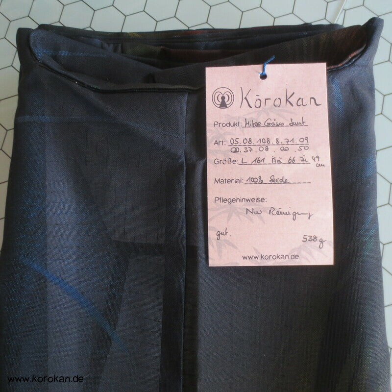 gewebte Gräser Hitoe Kimono, Sha Seide