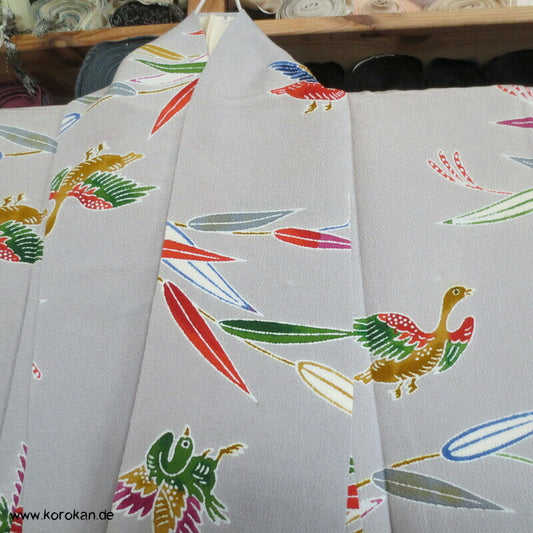 Enten im Bambus Komon Kimono