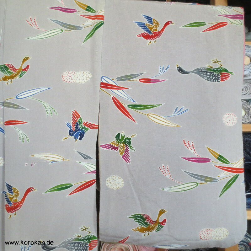 Enten im Bambus Komon Kimono