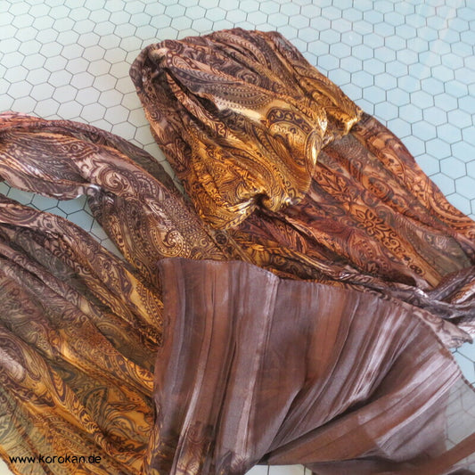 Crinkletuch / -schal, auch als Obiage zu nutzen