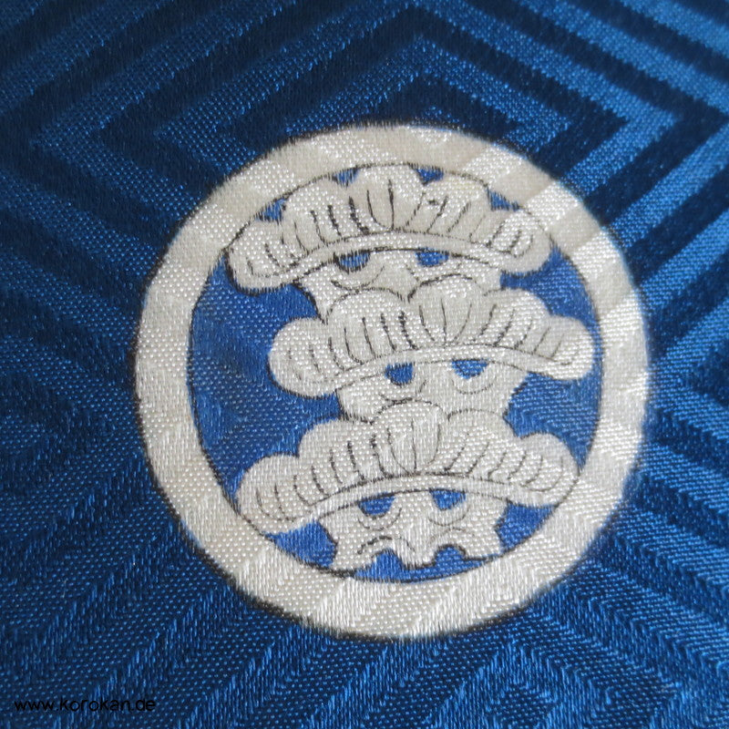 Furisode - Prachtkimono für kleine Jungen, Kranich, Goldstickerei