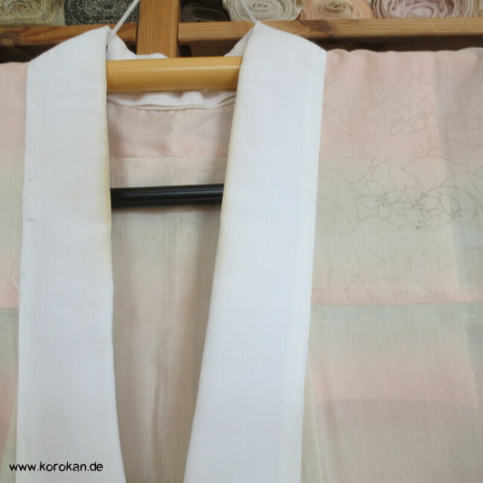pastellige Hydrangea Wollmuslin Juban Unterkimono