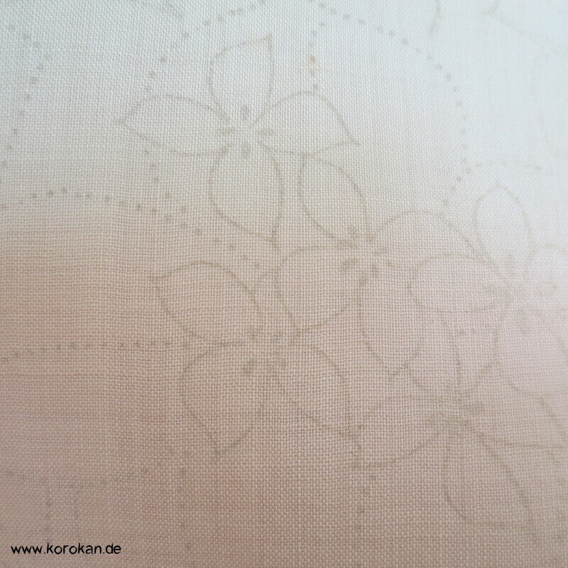 pastellige Hydrangea Wollmuslin Juban Unterkimono