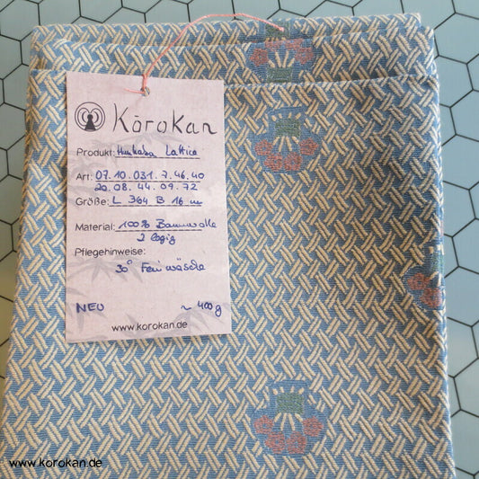 Flechtmuster mit Blumen neuer Hanhaba Obi