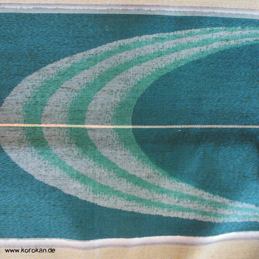 Welle / Fächer Kett Kasuri Baumwoll Stoff
