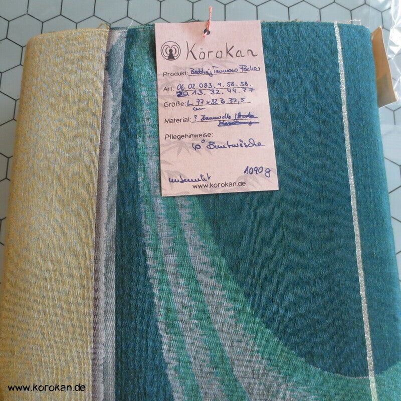 Welle / Fächer Kett Kasuri Baumwoll Stoff