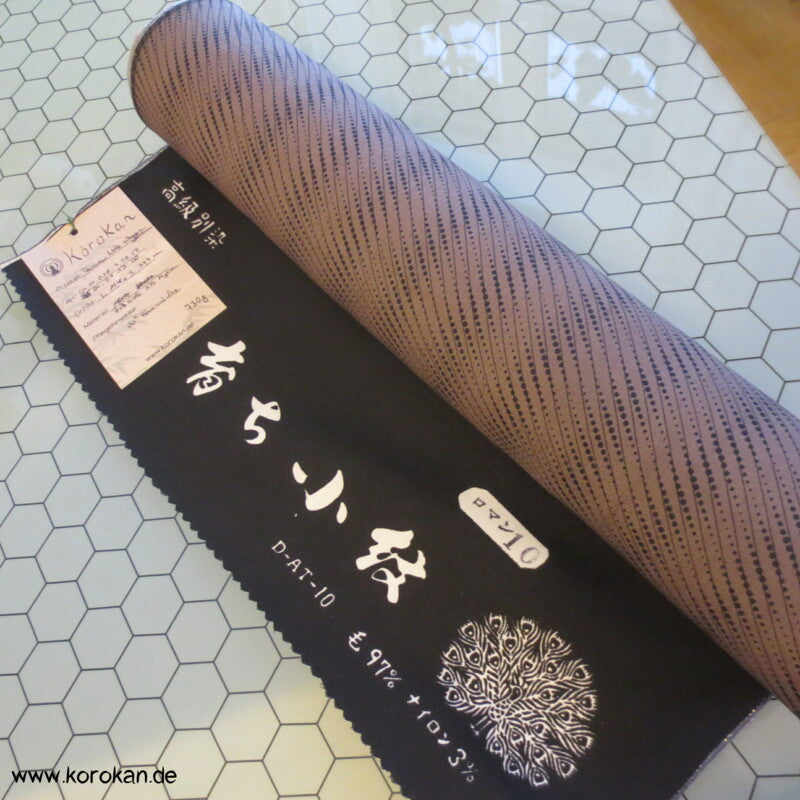 diagonale Punktstreifen Kimono Wolle
