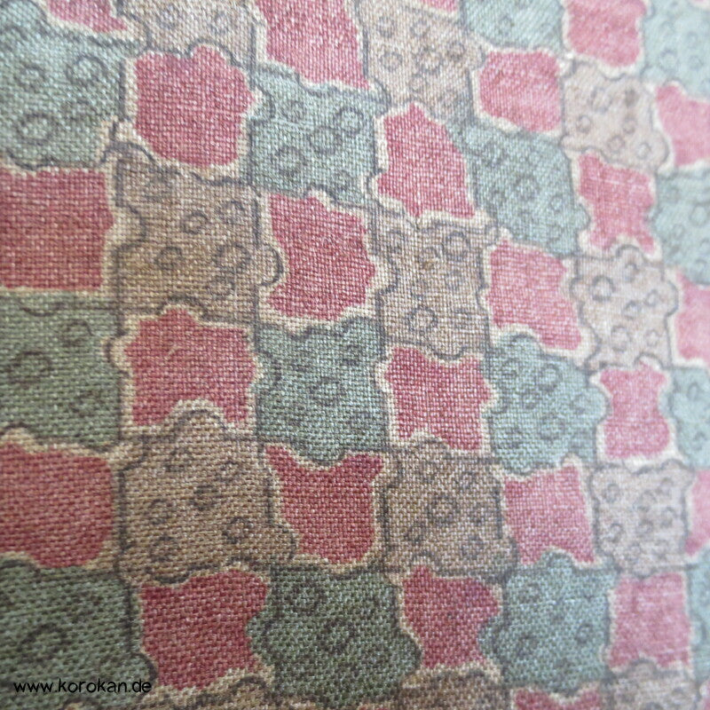 japanischer Hausmantel - Seide, gepolsterter Komon Kimono für Männer