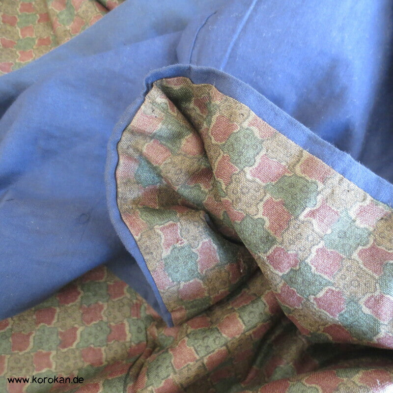 japanischer Hausmantel - Seide, gepolsterter Komon Kimono für Männer