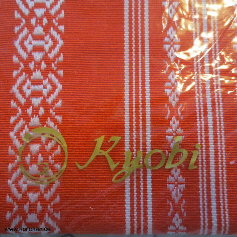 Datejime Kimono Bindeband - Hakata Seidenrips orange