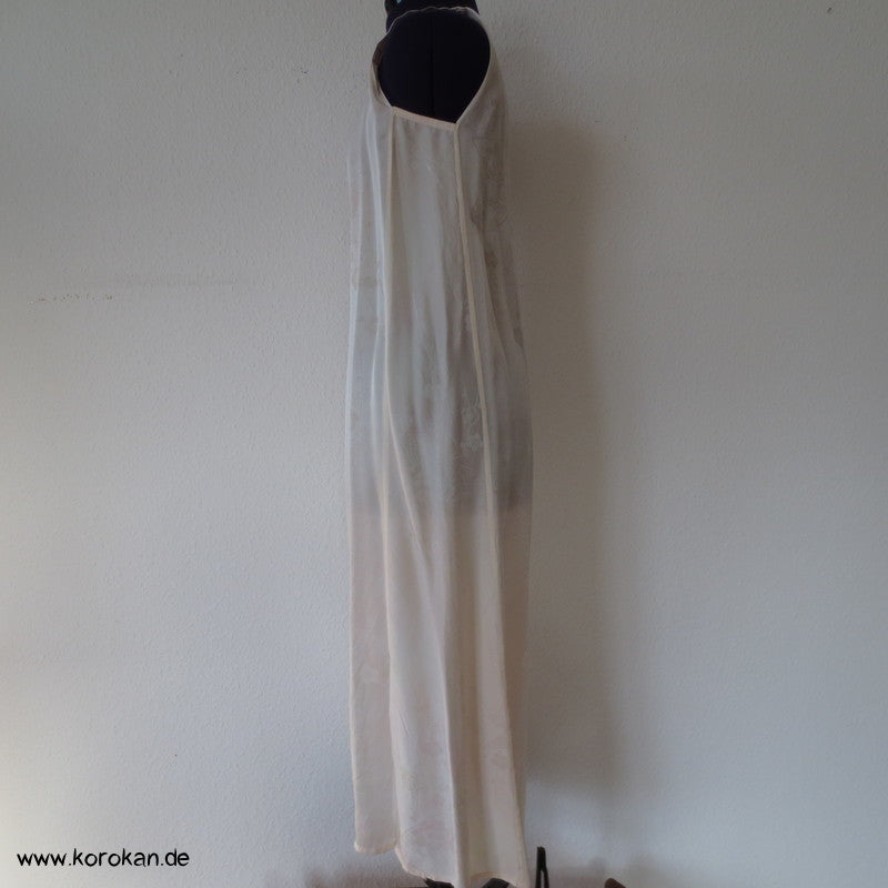 Juban Fächer Seide Unterkleid, halbtransparent