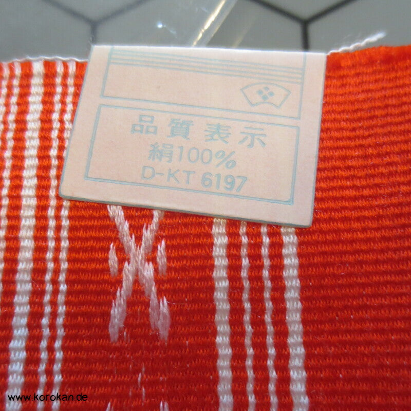 Datejime Kimono Bindeband - Hakata Seidenrips orange
