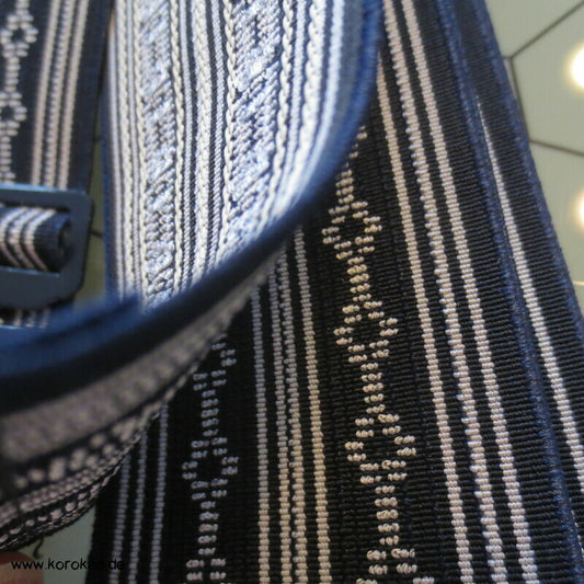 Datejime Gummiband Kimono Gürtel Hakata Blau