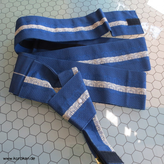 Instant Männer Kaku Obi mit Klettverschluss, vorgebunden