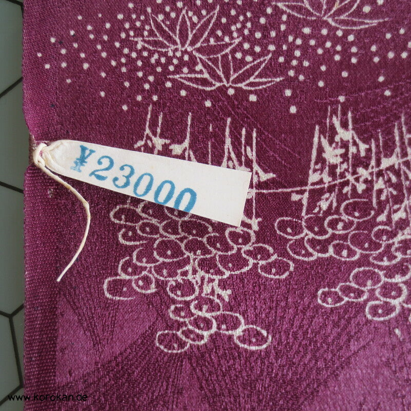 Gartenlandschaft Wolle/ Seide Kimono Damast