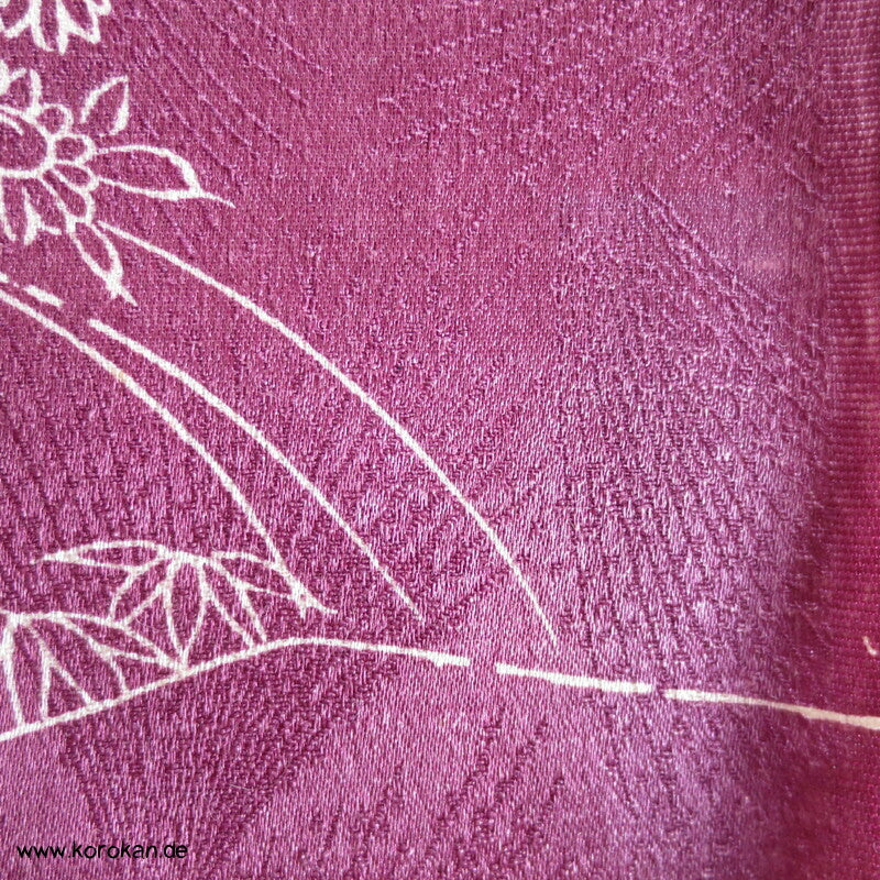 Gartenlandschaft Wolle/ Seide Kimono Damast
