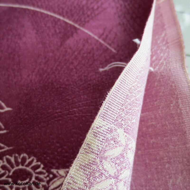 Gartenlandschaft Wolle/ Seide Kimono Damast
