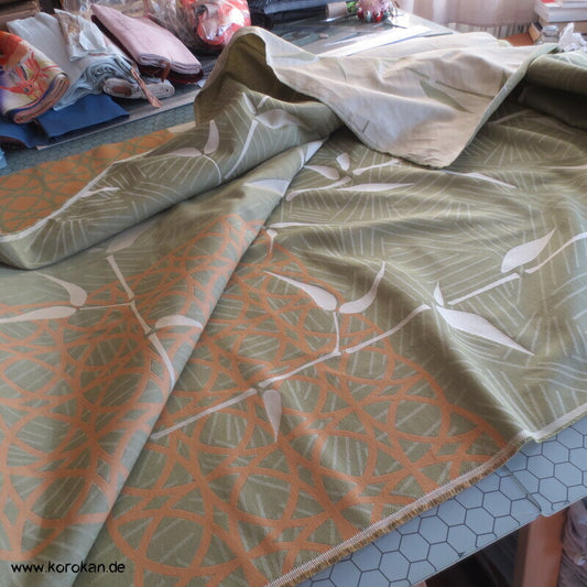 Bambus und Shippo doppelseitiger Bezugs / Vorhangstoff