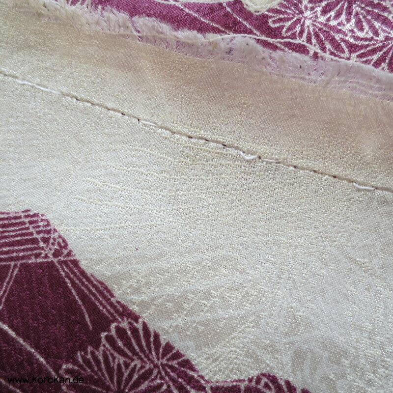 Gartenlandschaft Wolle/ Seide Kimono Damast