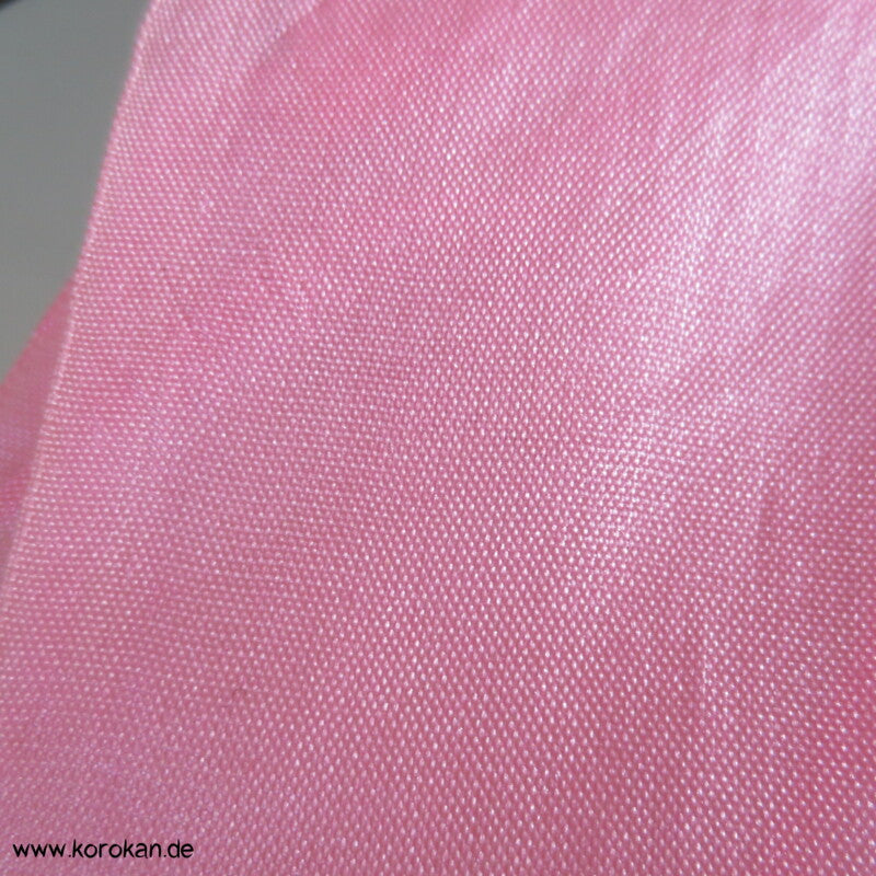 rosa Shibori Seiden Pongé Mädchen Heko Obi - großes Schaltuch