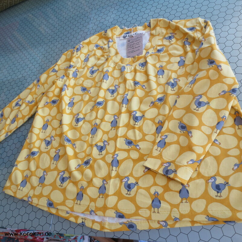 Baumwolljersey Dodo Langarm Shirt A Linie, Gr. L