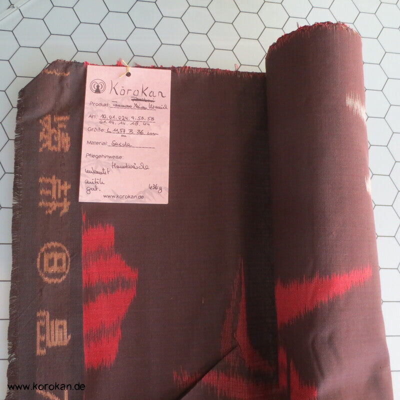 Tanmono Japan Meisen Origami Kraniche Seide, antik unbenutzt