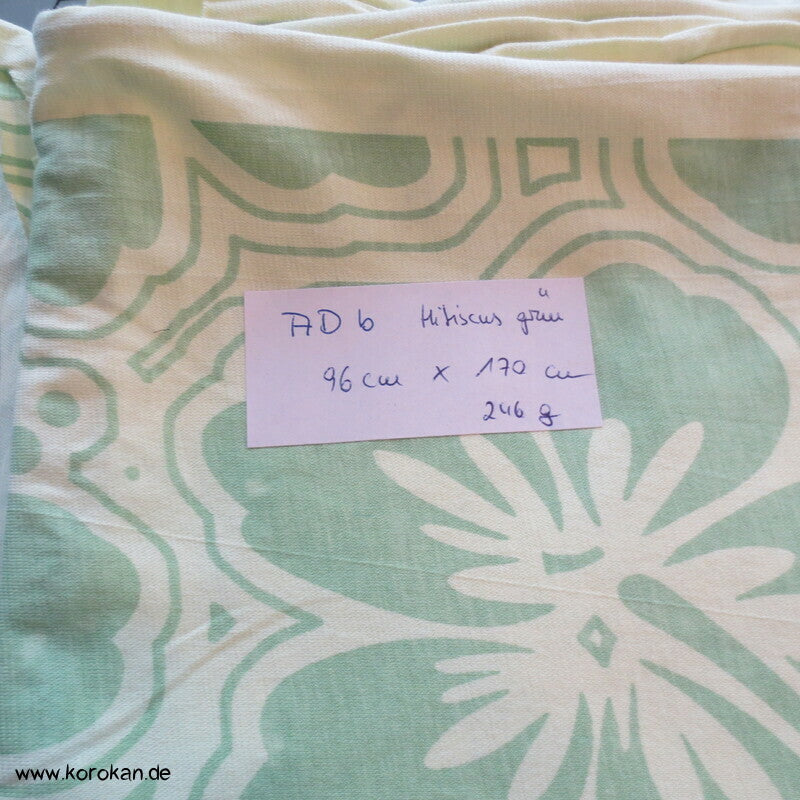 Baumwoll Z / S Hibiskusblüten Jersey