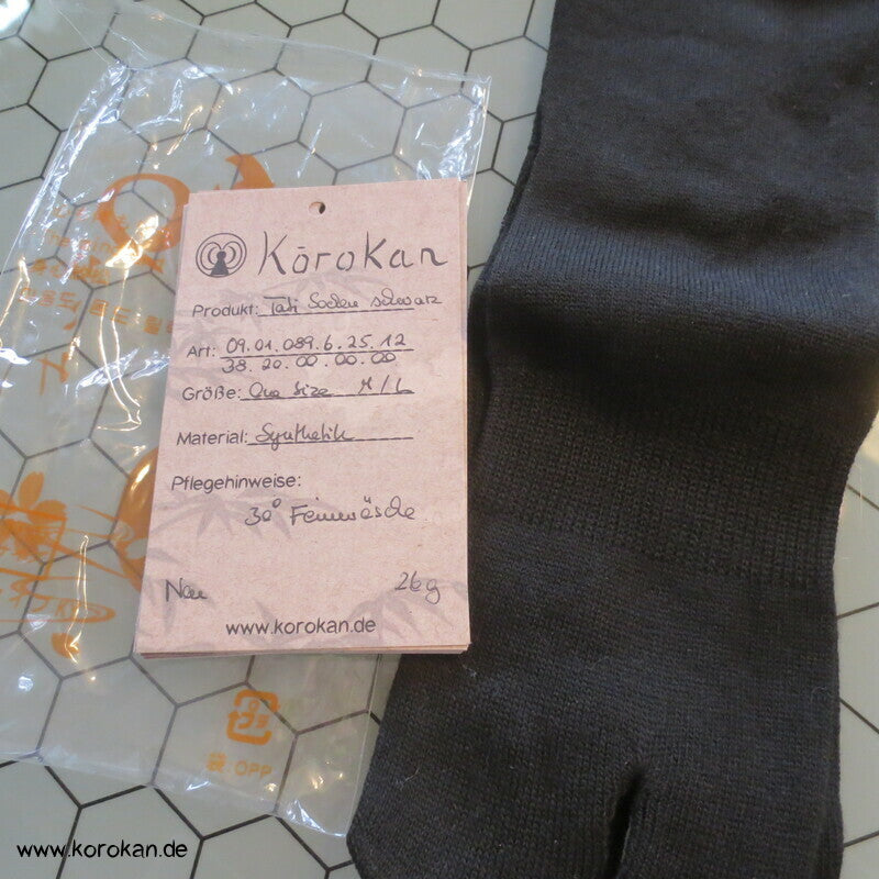 Tabi Socken schwarz