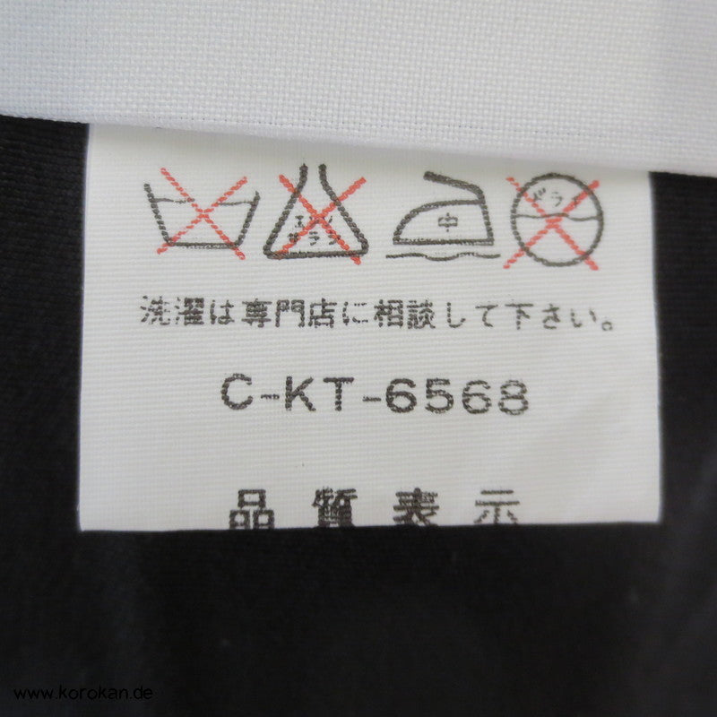 Mandarinenten und Chrysanthemen Tomesode Seiden Kimono