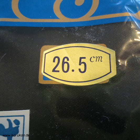 Tabi mit Haken, Baumwolle, schwarz, weiße Sohlen