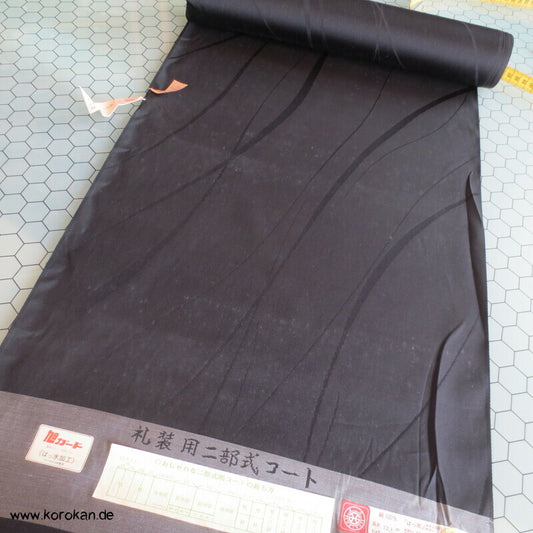 abstrakte Gräser Kimono Seidensatin