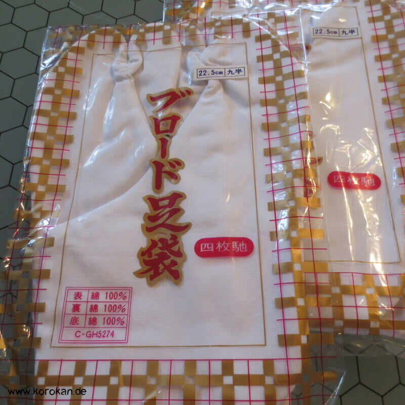 Tabi weiß mit Haken