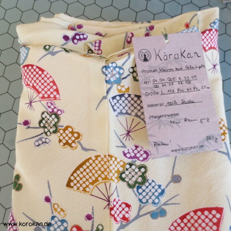 bunte Jigami Fächer Komon Kimono