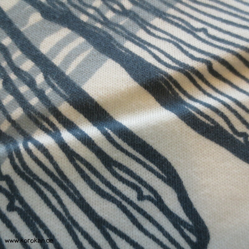 Gingko Blätter Interlock Baumwoll Jersey