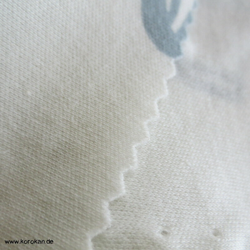 Gingko Blätter Interlock Baumwoll Jersey